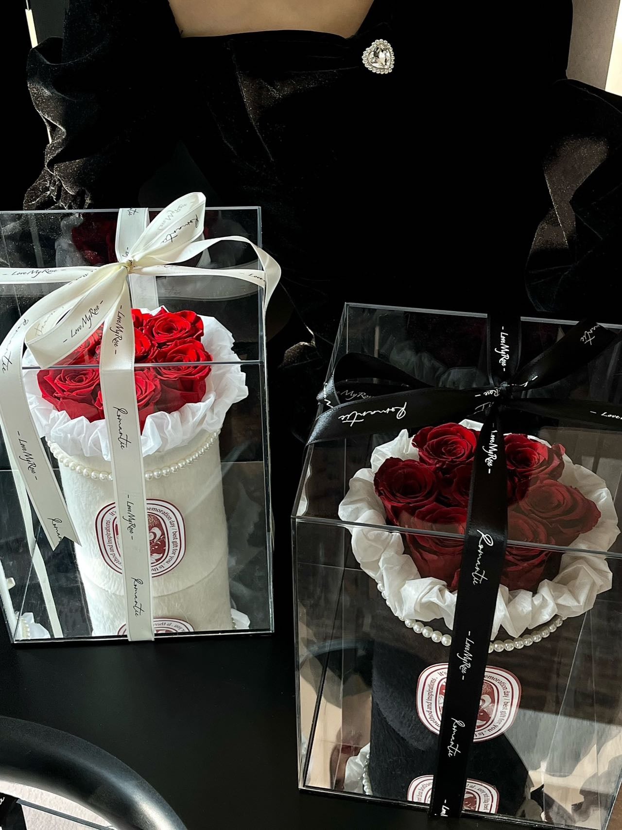 Elegant Preserved Rose Gift Boxes