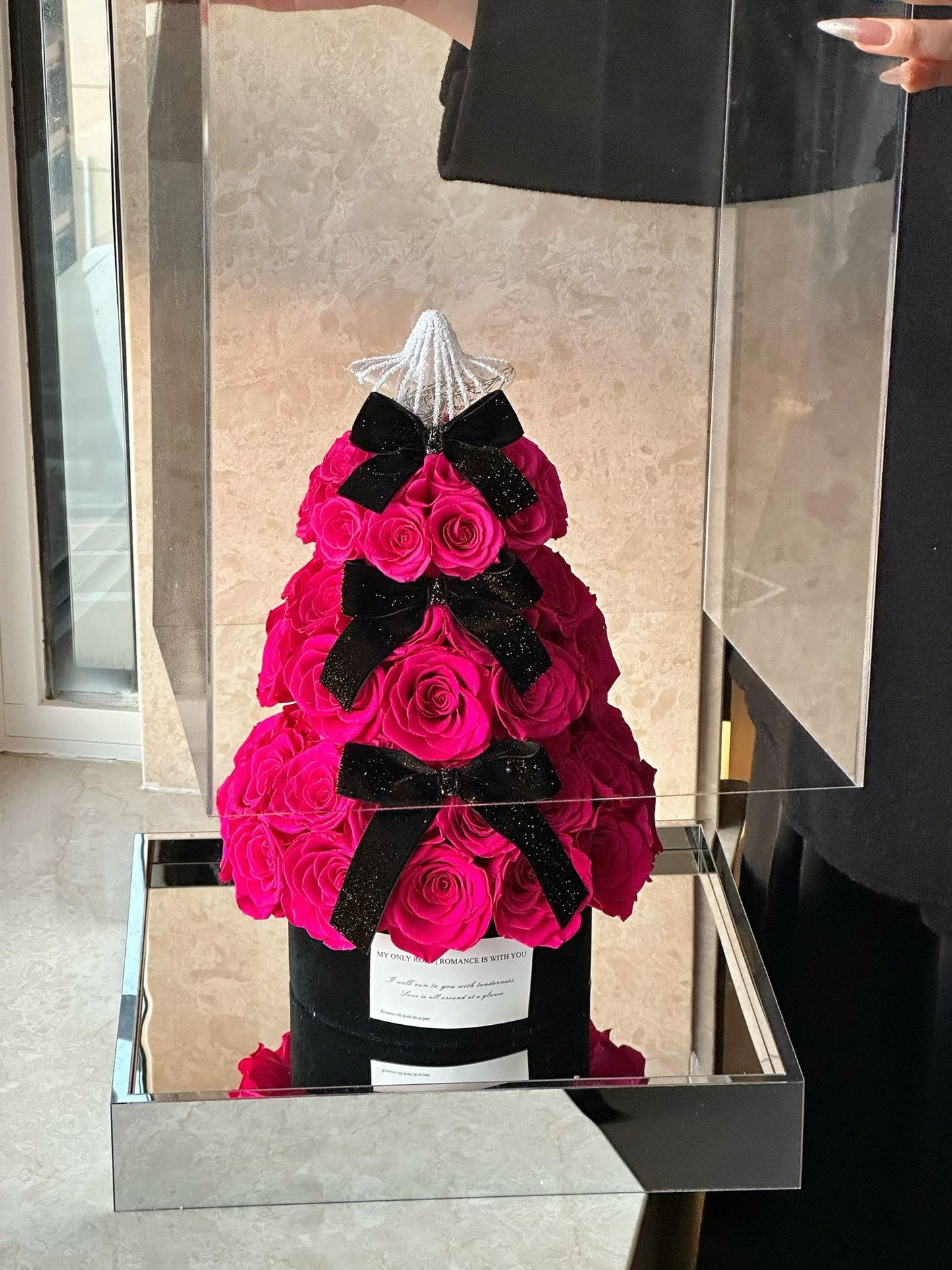 Preserved Rose Christmas Tree