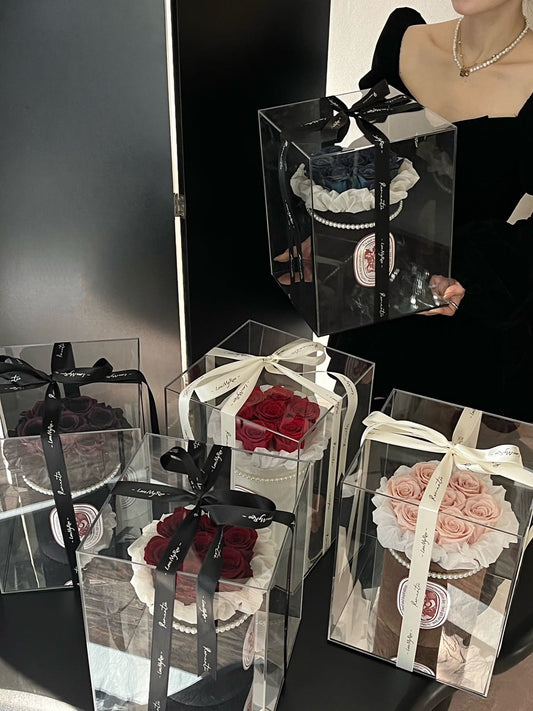 Elegant Preserved Rose Gift Boxes