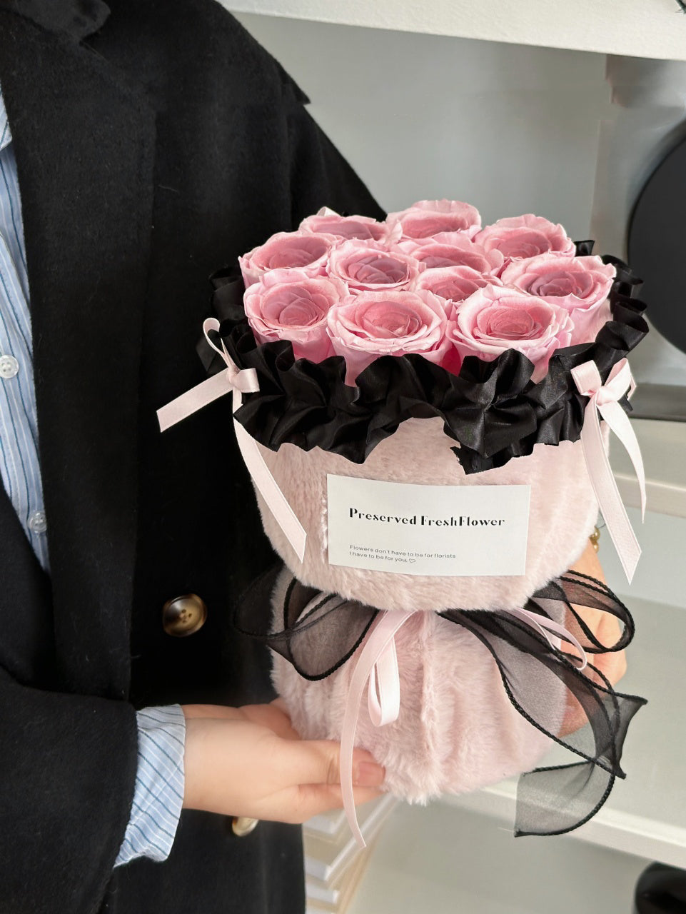 Ballet-Inspired Preserved Flower Bouquet